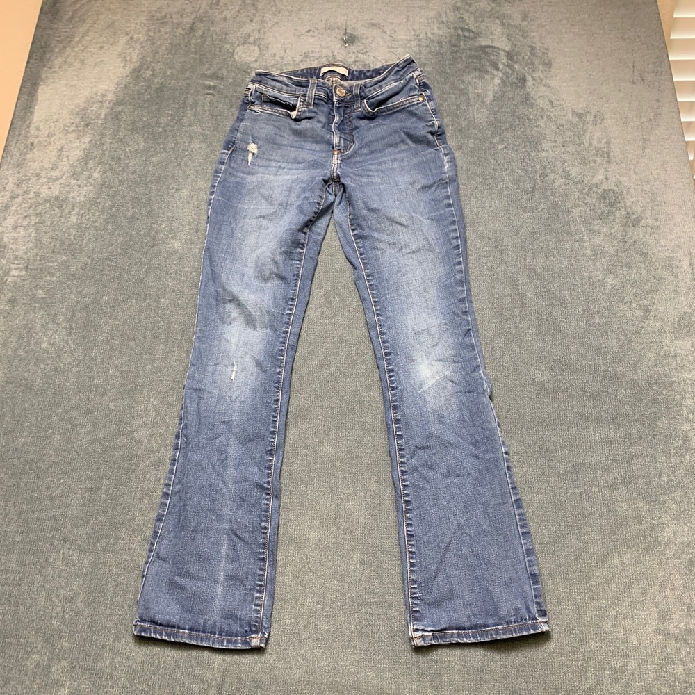 LC Lauren Conrad Bootcut Jeans Womens 4 Blue Denim Medium Wash Grunge Streetwear